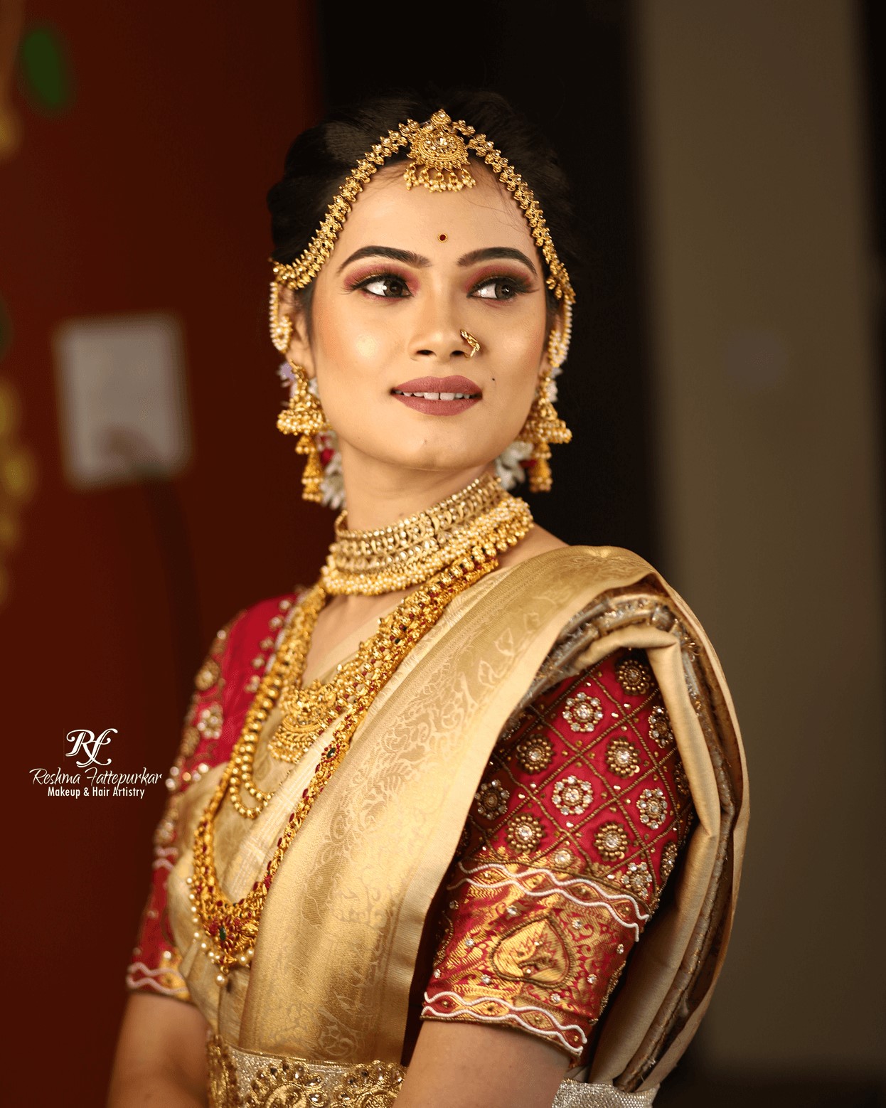 simple south indian look