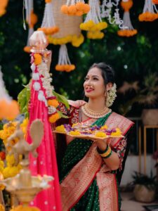 Priya Marathe Mam Trending Maharashtrian Look