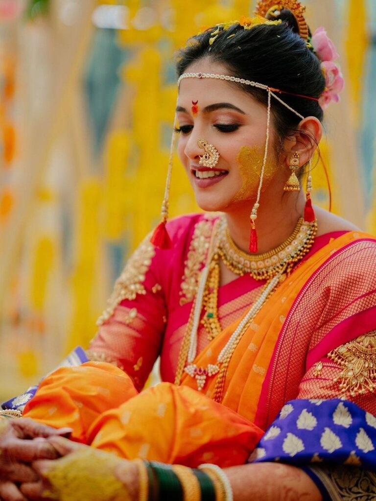 Simple Haldi Makeup Look