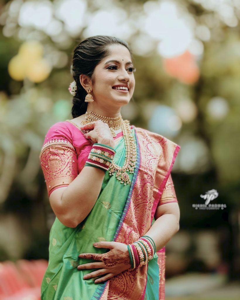 Maharashtrian bride look